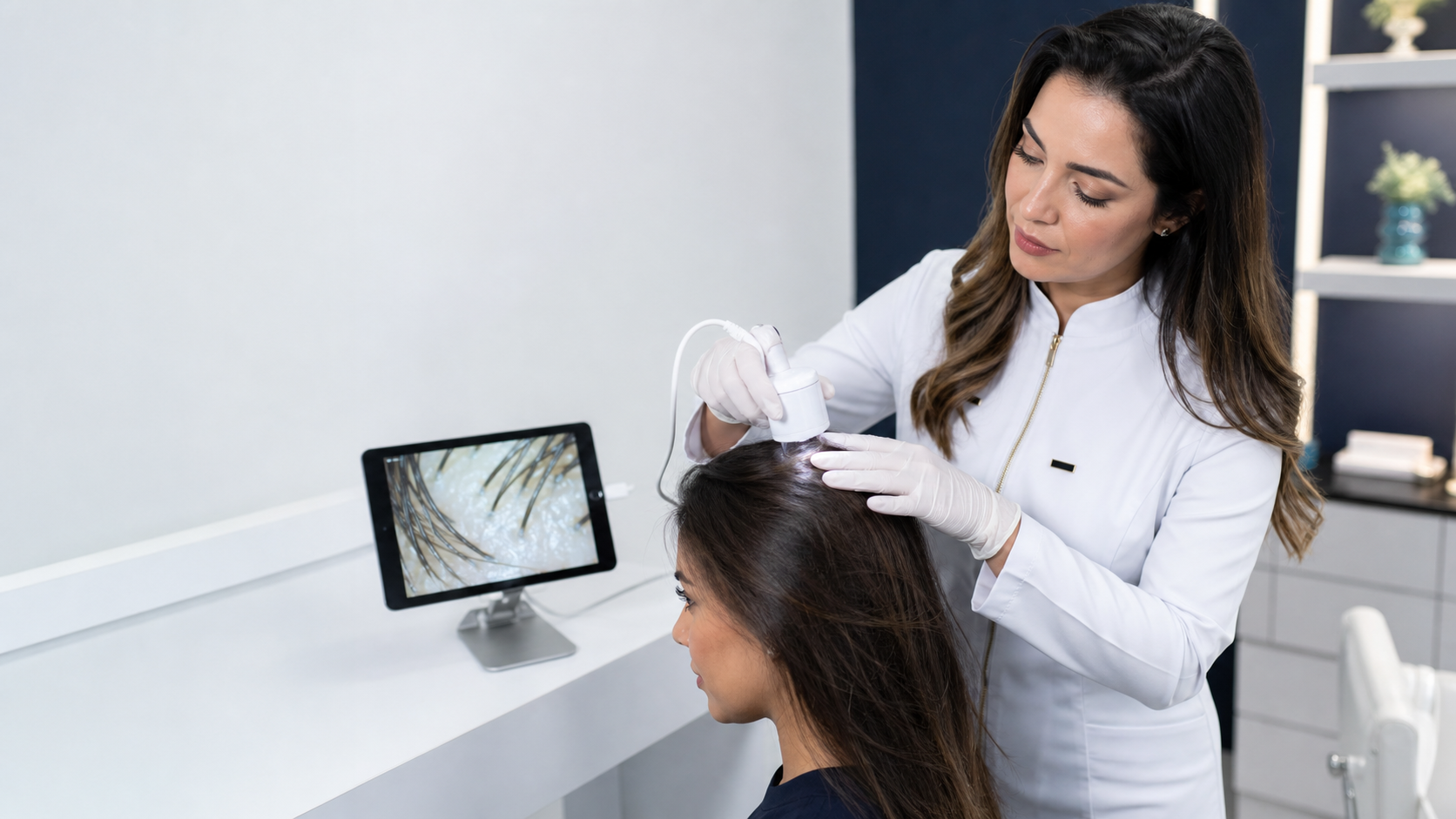 Diagnose capilar profissional: do tricoscópio de entrada ao sistema com luz de Wood