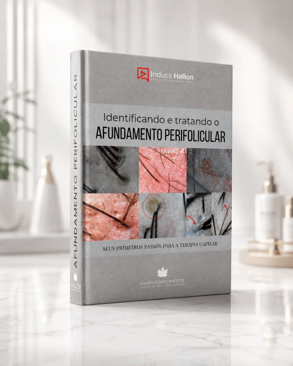 Capa original do livro Afundamento Perifolicular