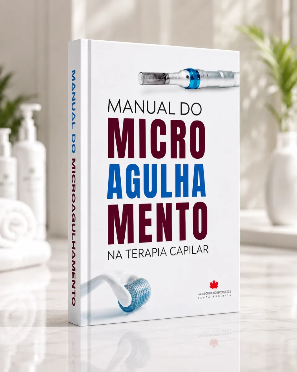 Capa original do Manual do Microagulhamento Capilar