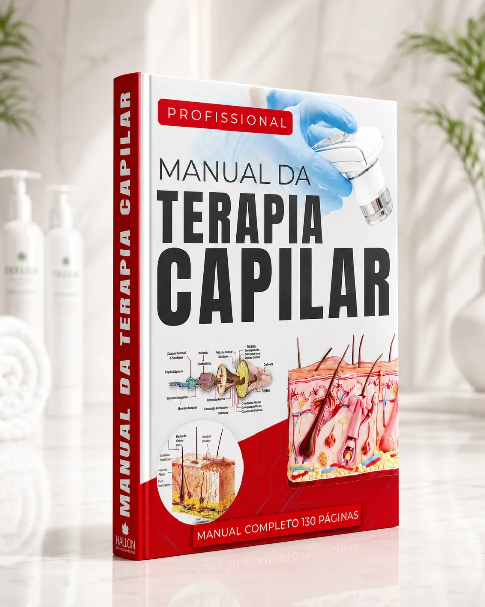 Capa original do Manual da Terapia Capilar
